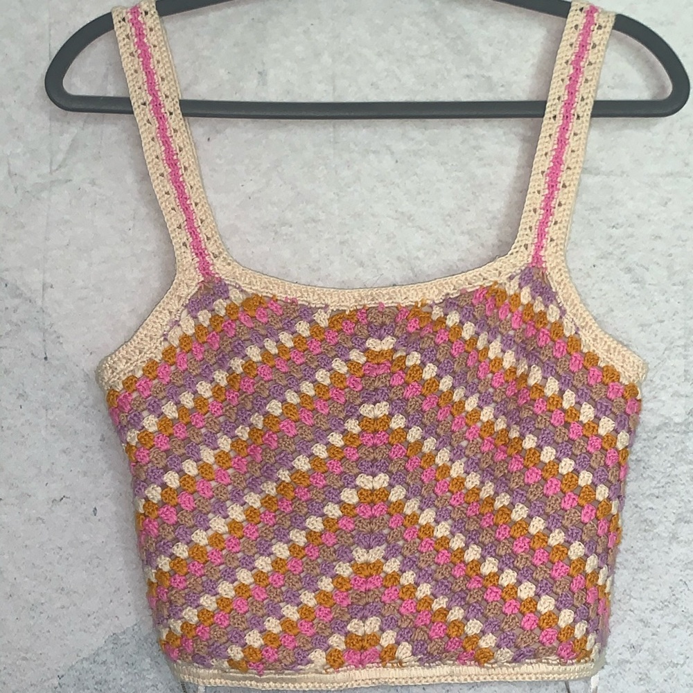 Knit Pastel Crop Top